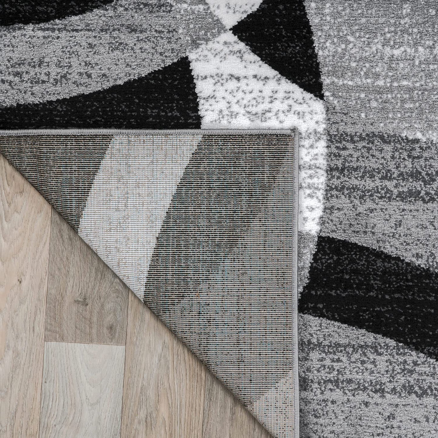 Rugshop Contemporary Abstract Circles Perfect for high Traffic Areas of Your Living Room,Bedroom,Home Office,Kitchen Area Rug 2' x 3' Gray
