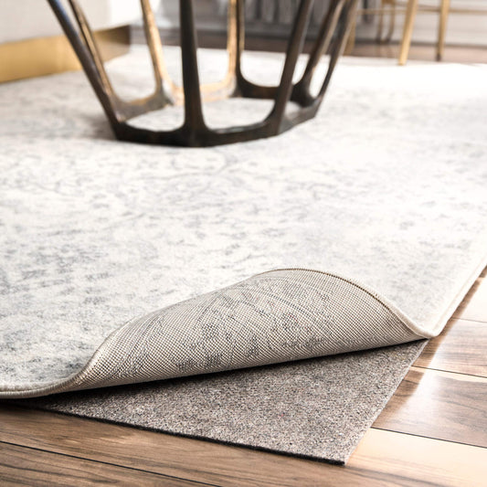 nuLOOM 2' x 12' Premium Eco-Friendly Felt Rug Pad, 1/8 " Thick Low Profile, Non-Slip Backing, Customizable Size, Hardwood, Carpet, Tile, Vinyl, Linoleum, Made in USA, 100% Recycled Materials