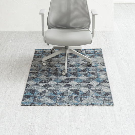 Anji Mountain Rug'd Office Chair Mat for Carpet & Hardwood Floor - Jacquard Woven, Anti-Slip Backing, Low Pile, Floor Protector Desk Chair Mat, Office Rugs for Rolling Chairs (Tromso - 36" x 48")