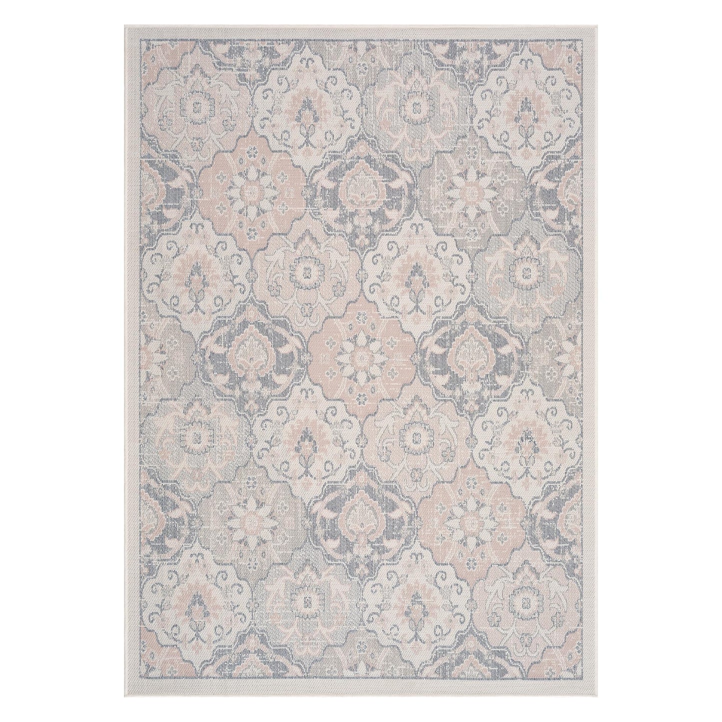 Loom&Crate 5x8 Outdoor Rug - Pet & Kid Friendly, Versatile for Patio, Deck, Backyard, Indoor & Outdoor Areas, Size: 5'3" x 7'7"