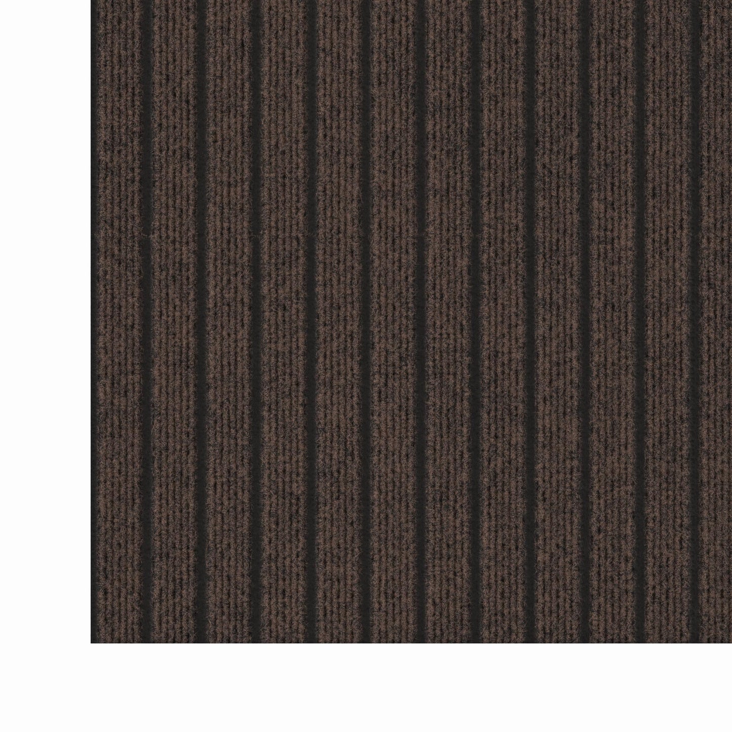 Ottomanson 2'7" x 5' Mud Mat Area Rug Scraper Carpet - Non-Slip, Dirt Trapping for Indoor & Outdoor Use - Ideal for Entryway, Garage, Kitchen, Patio & High-Traffic Areas, Brown