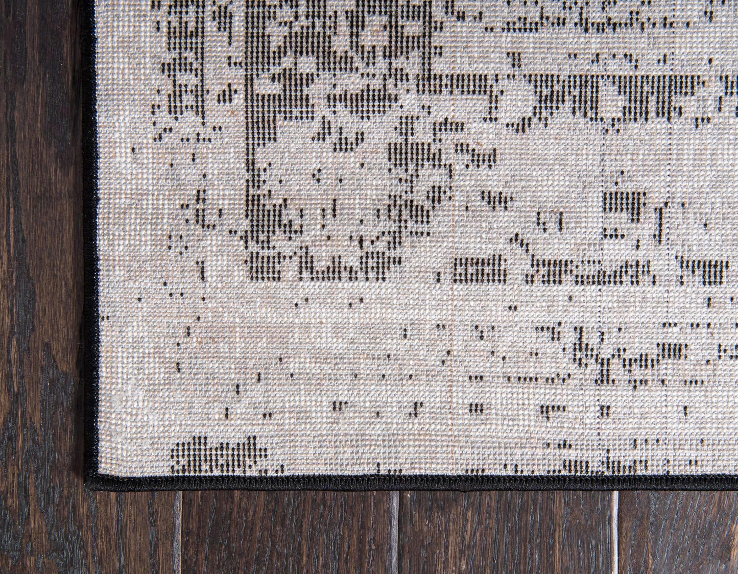 Unique Loom Sofia Collection Area Rug - Salle Garnier (7' 10" x 10' Rectangle, Black/ Ivory)