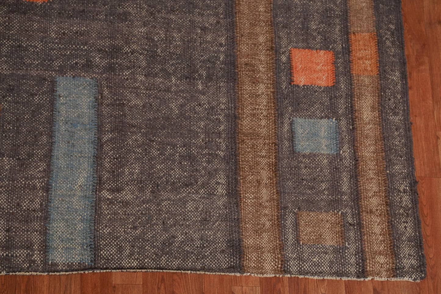 Rug Source Southwestern Collection Large Rugs (Palace Sized) Kilim Area Rug, Hand Woven Greys & Charcoal Modern Rug, Oriental 100% Jute Carpet for Bedroom, Living Room, Dining Room