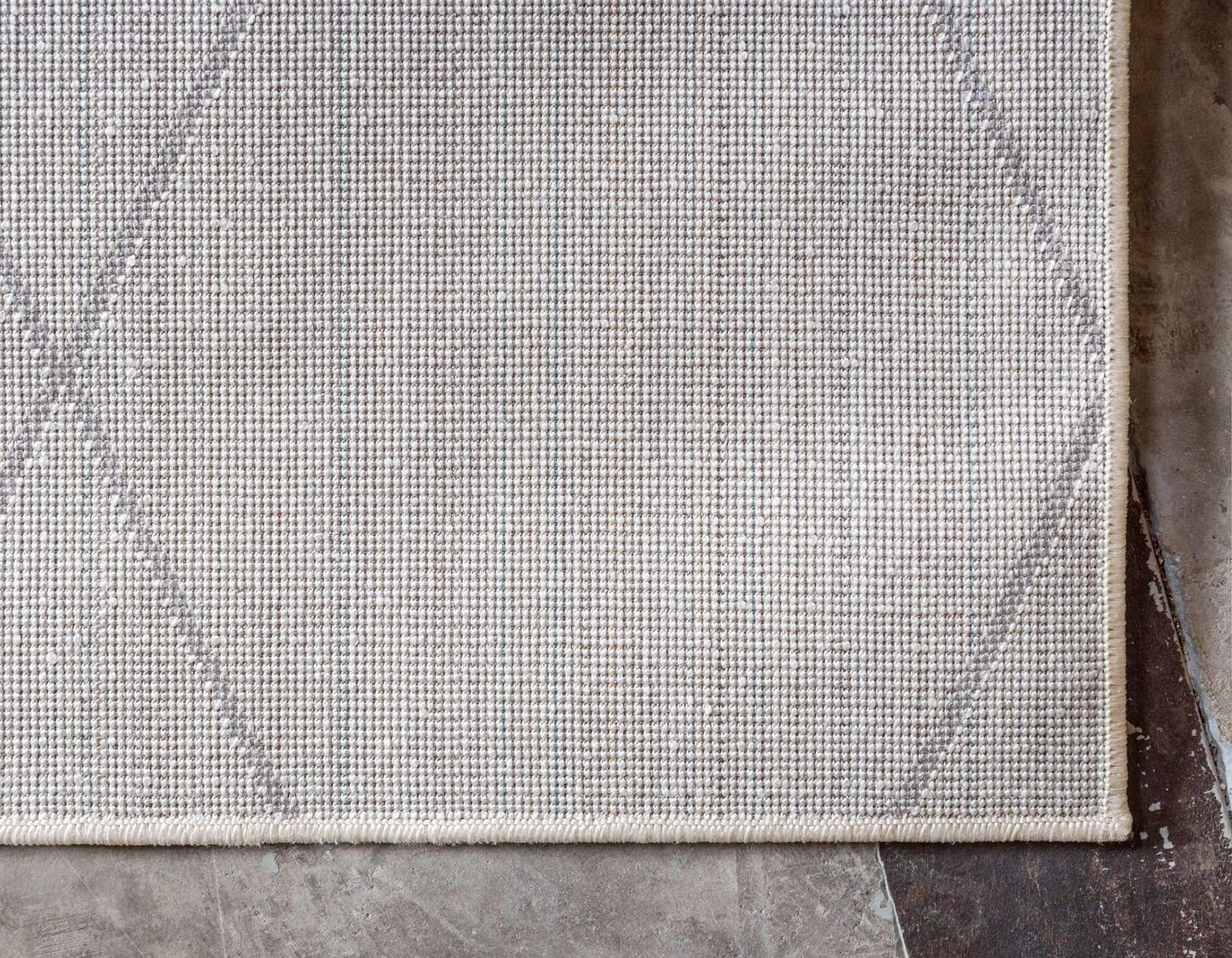 Unique Loom Trellis Frieze Collection Area Rug - Geometric (7' 10" x 10', Ivory/ Gray)