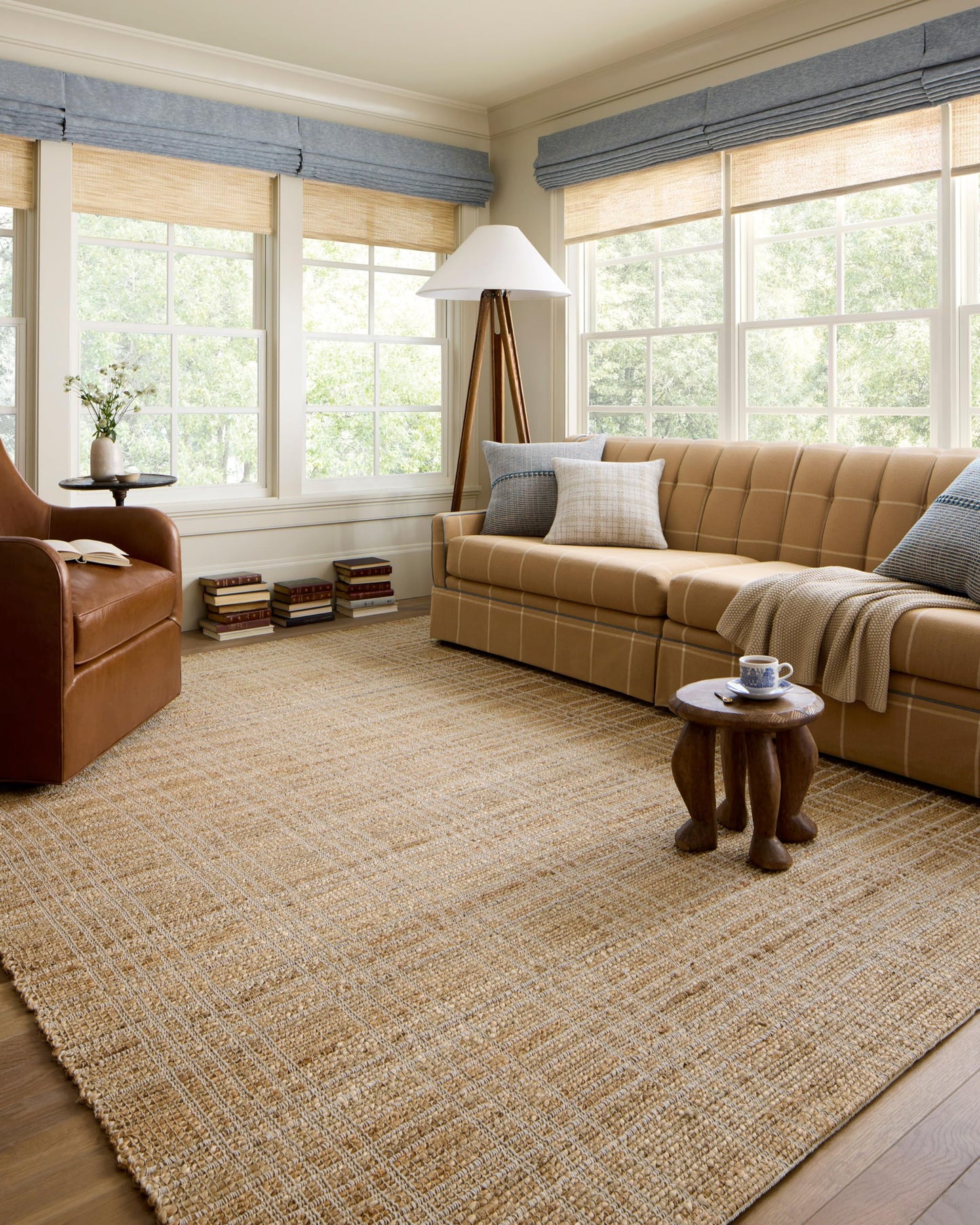 Loloi Chris Loves Julia Judy Collection JUD-01 Natural/Cream 5'-0" x 7'-6" Area Rug