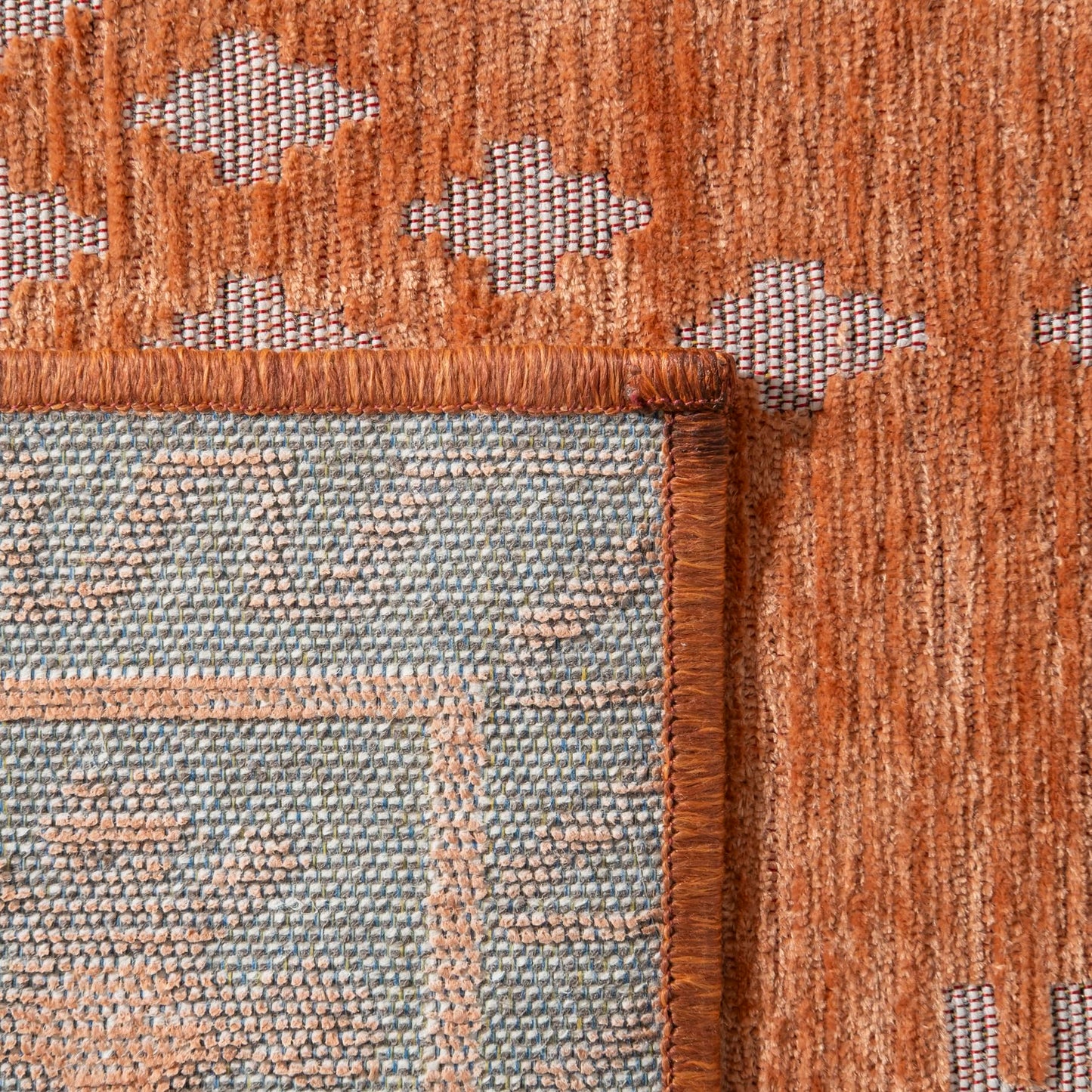 Revival Rugs Garland 8'x10' Washable Area Rug for Living Room Bedroom Dining Room - Oeko-TEX Certified, Peach