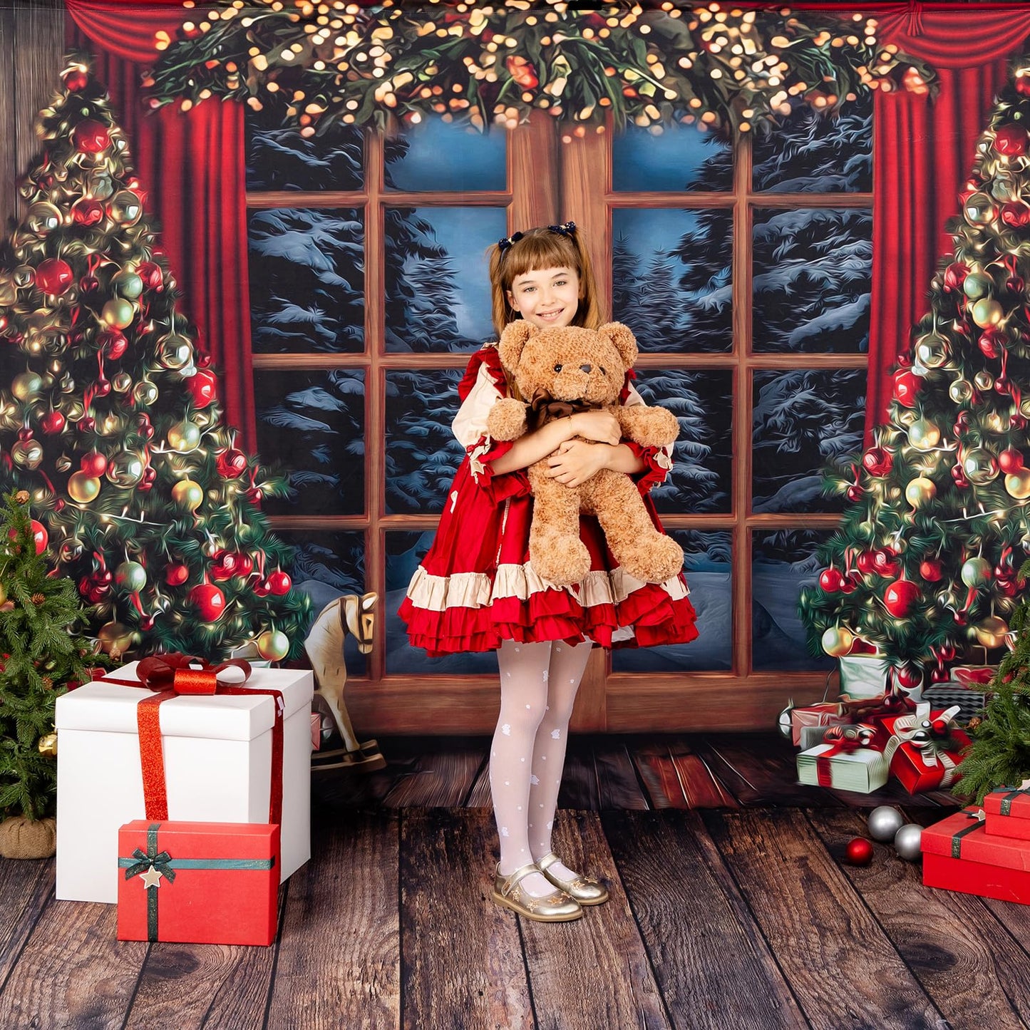 Kate Dark Brown Wood Texture Floor Drop Backdrop Photography Floor Mat Rubber Flooring Mat for Photo Studio Prop Background 5x4ft