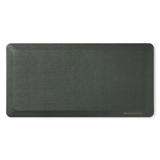 KitchenAid Gourmet Series Kitchen Comfort Gel Mat, Solid Basketweave, Deep Forest Green, 20"x39"
