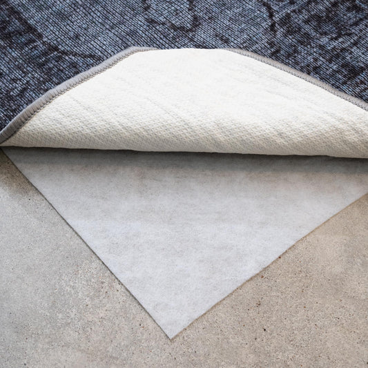 Teebaud 4' x 6' Non-Slip Rug Pad, Reversible Gripper, Non Skid Pads for Hardwood, Vinyl, Tile, Laminate Floors, Keep Area Rugs Secure, Natural Materials Safe for Indoor Flooring, ¼” Thick