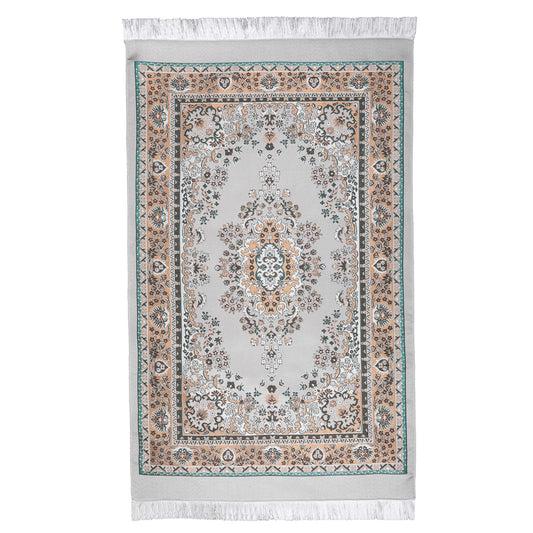 Lenmipot Muslim Prayer Rug Islamic Eid Soft Mat Namaz Portable Blanket Thin Ramadan Rug Musilm Prayer Blanket - Green 1pc