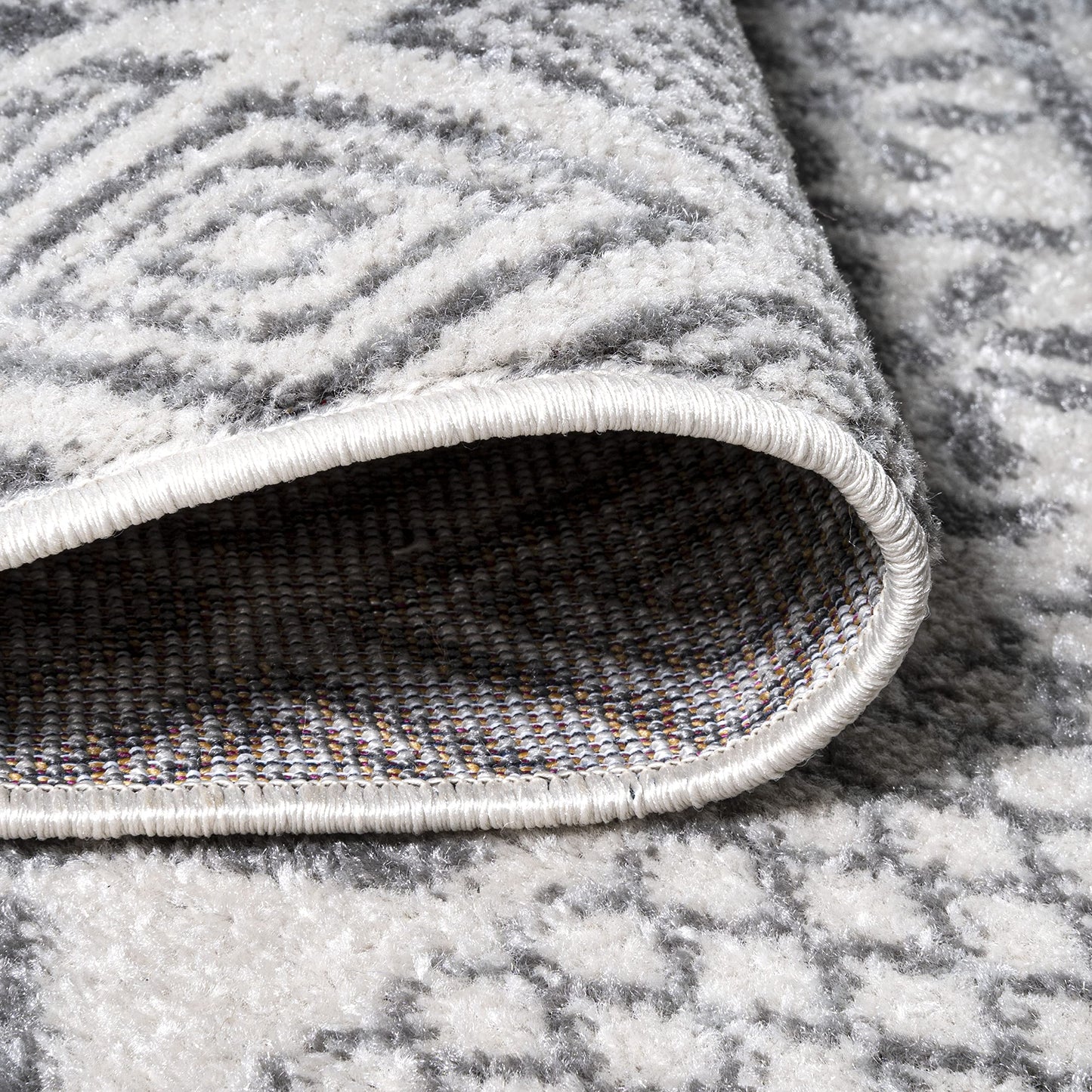 JONATHAN Y Athens Modern Geometric Boho Gray/Cream Indoor Area Rug, 3x5, Moroccan, Farmhouse, Easy-Cleaning for Living Room, Bedroom, Kitchen, Pet Friendly, Non-Shedding (MOH107A-3)