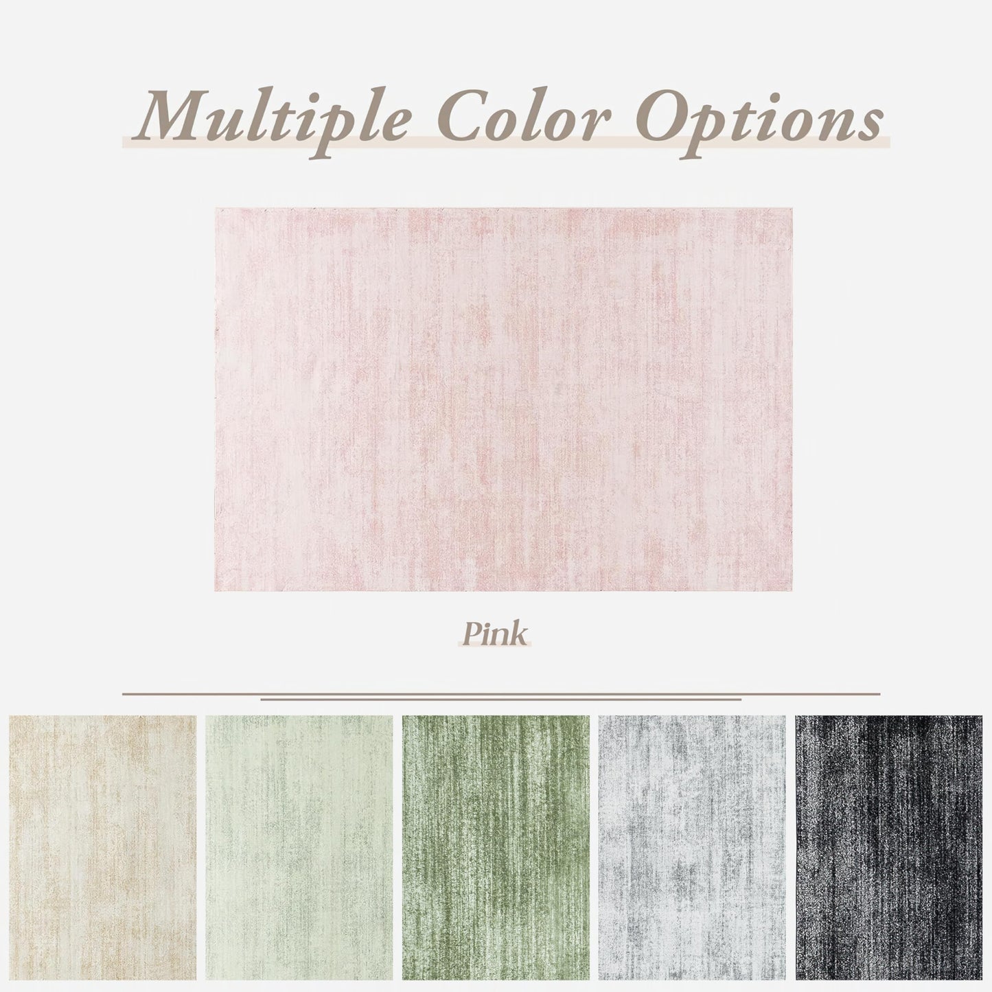 4x6 Rug for Girls Room, Washable Non Slip Boho Modern Pink Small Area Rugs for Entryway Bathroom Bedroom Kitchen