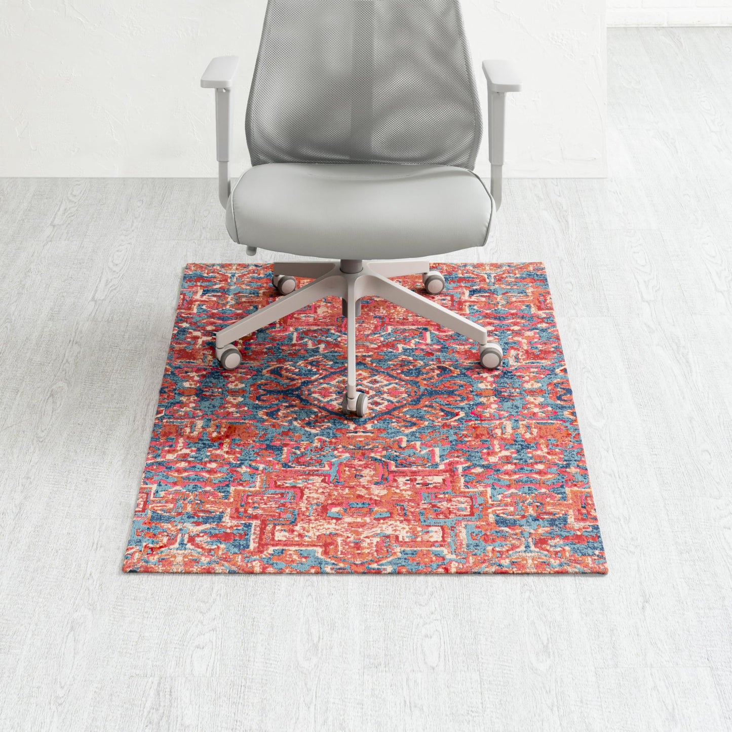 Anji Mountain Rug'd Office Chair Mat for Carpet & Hardwood Floor - Jacquard Woven, Anti-Slip Backing, Low Pile, Floor Protector Desk Chair Mat, Office Rugs for Rolling Chairs (Phoenix - 36" x 48")