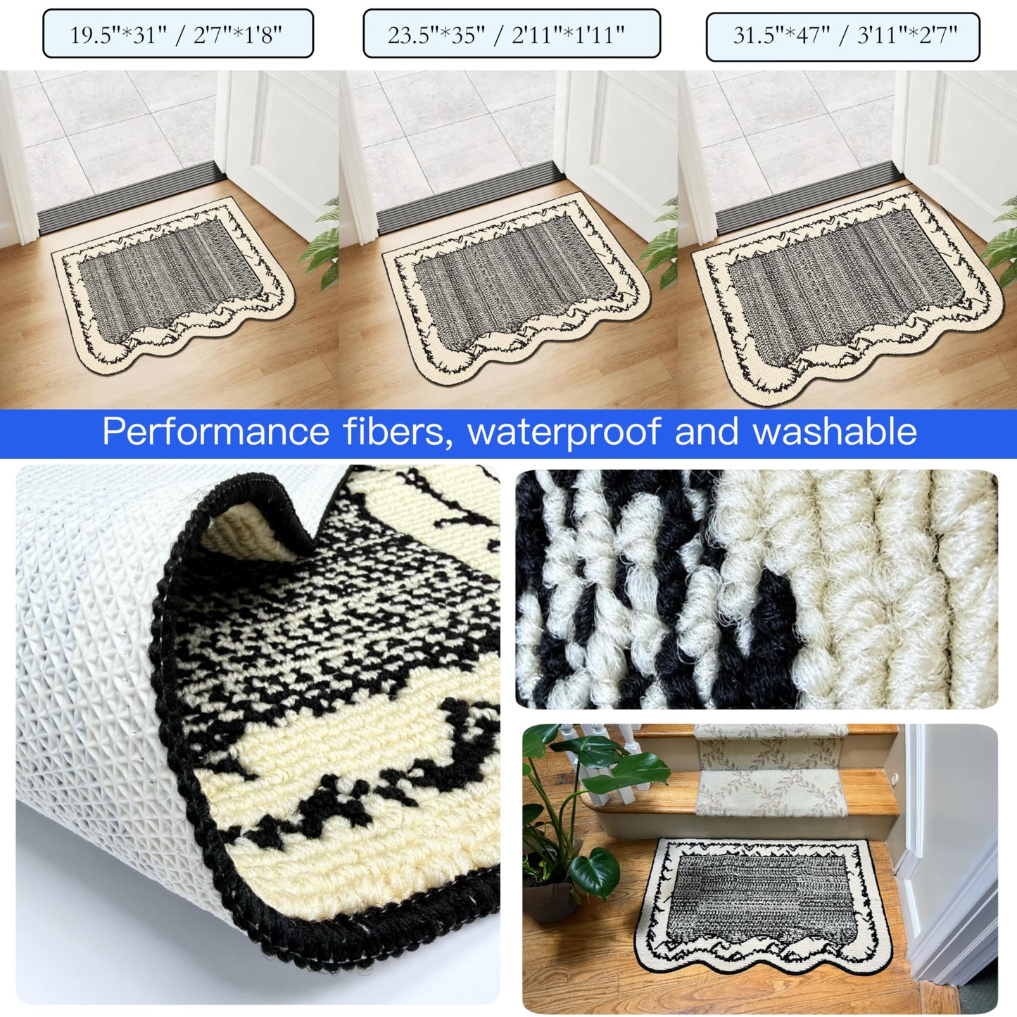 20"x32" Indoor Door mats for entryway