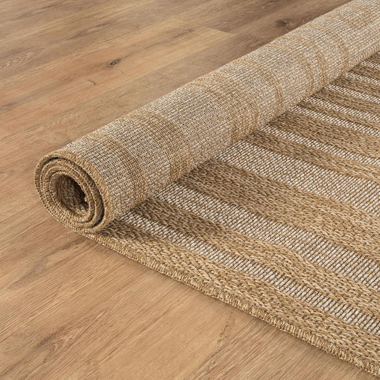 Beverly Rug Easy Jute Framed Border Rug 9x12 Washable Large Indoor Outdoor Area Rugs for Living Dining Room Patio Office Stain Resistant Non Shedding Casual Indoor Outside Carpet 9 x 12 Natural