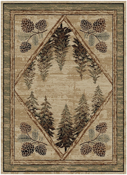 Mayberry Rug HS5815 2X3 Pinetops Antique Area Rug