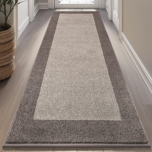 DOMUSTEX Machine Washable Kitchen Rug 32" x 72", Non Slip Indoor Door Rug, Absorbent Entrance Runner Rug for Bedroom, Hallway, Bathroom, Floor (Roll Packing)