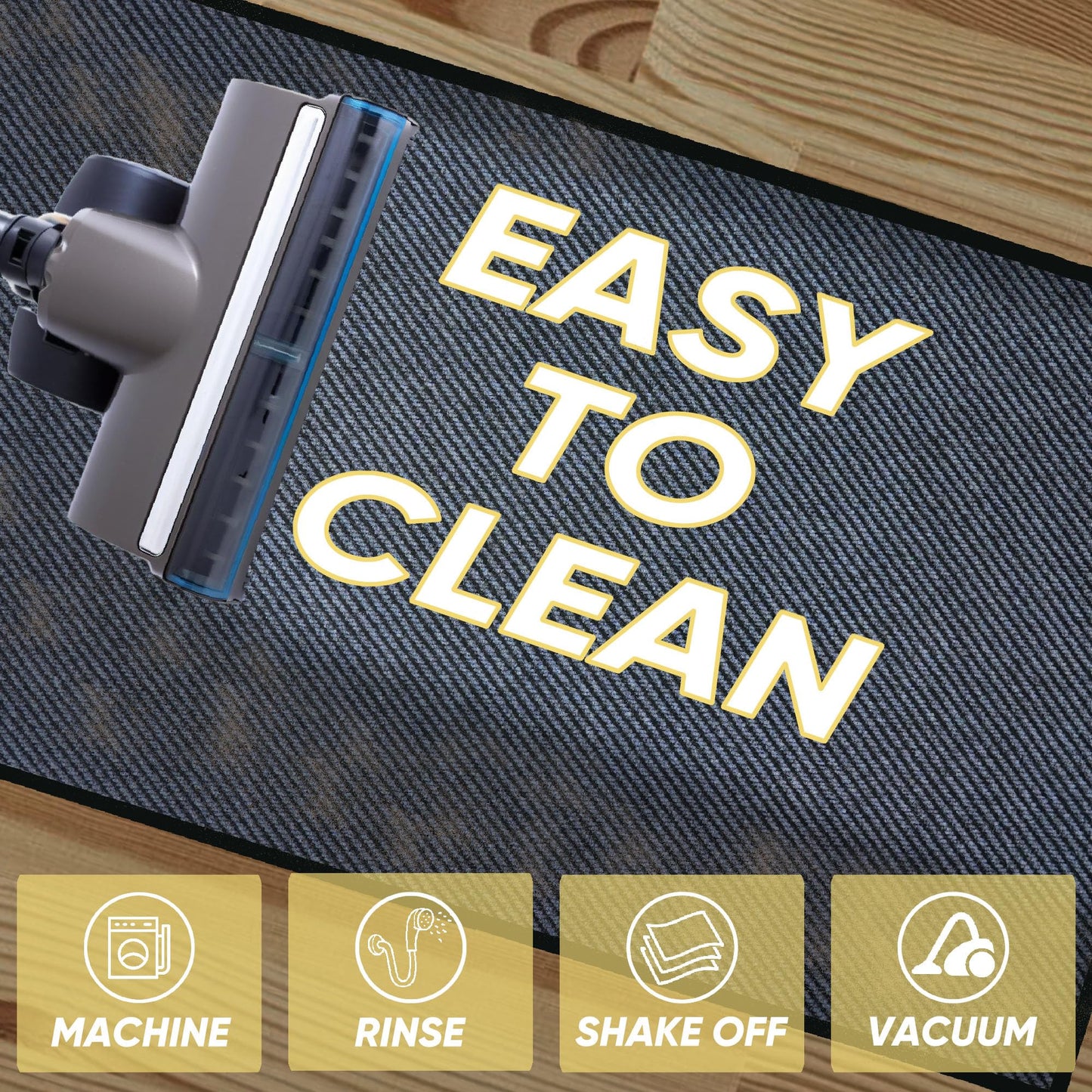 Commercial Grade Entrance Mat 36x72inch Heavy Duty Doormat for High Traffic Entryways Rug All Weather Door Floor Mat with Ultra Grip PVC Backing Non Slip Welcome Mat for Patio,Entry,Indoor Outdoor