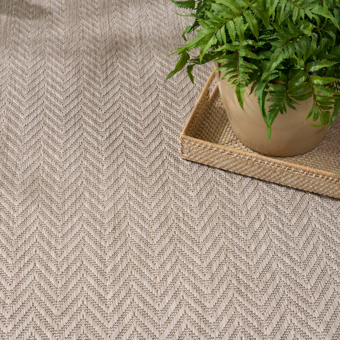Nourison Home Horizon Indoor/Outdoor Grey 5' x 7' Area Rug - Easy Clean, Non Shedding, Bed Room, Living Room, Dining Room, Kitchen (5' x 7')