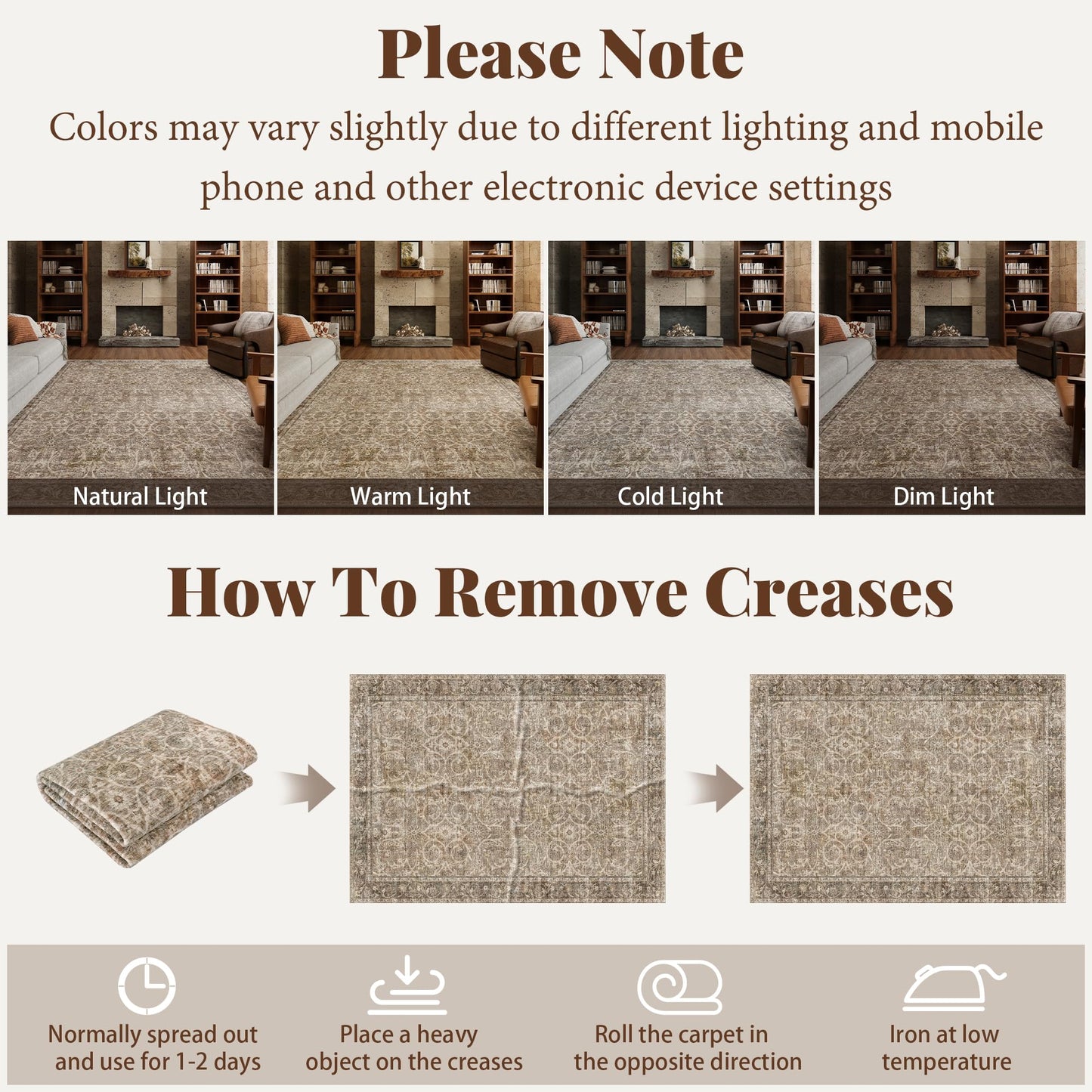 NoiFamo Machine Washable Entryway Small Area Rugs: Soft Non-Slip Low Pile Door Mat Indoor Entrance 2x3 ThrowRug for High-Traffic Areas Kitchen, Hallway, Farmhouse Decor