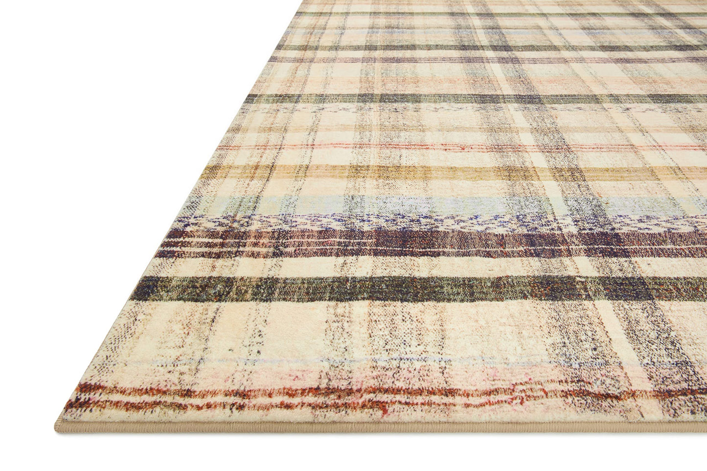 Loloi Chris Loves Julia Humphrey Collection HUM-02 Ivory/Multi 8'-3'' x 11'-3'' .38" Pile Height, Area Rug feat. CloudPile