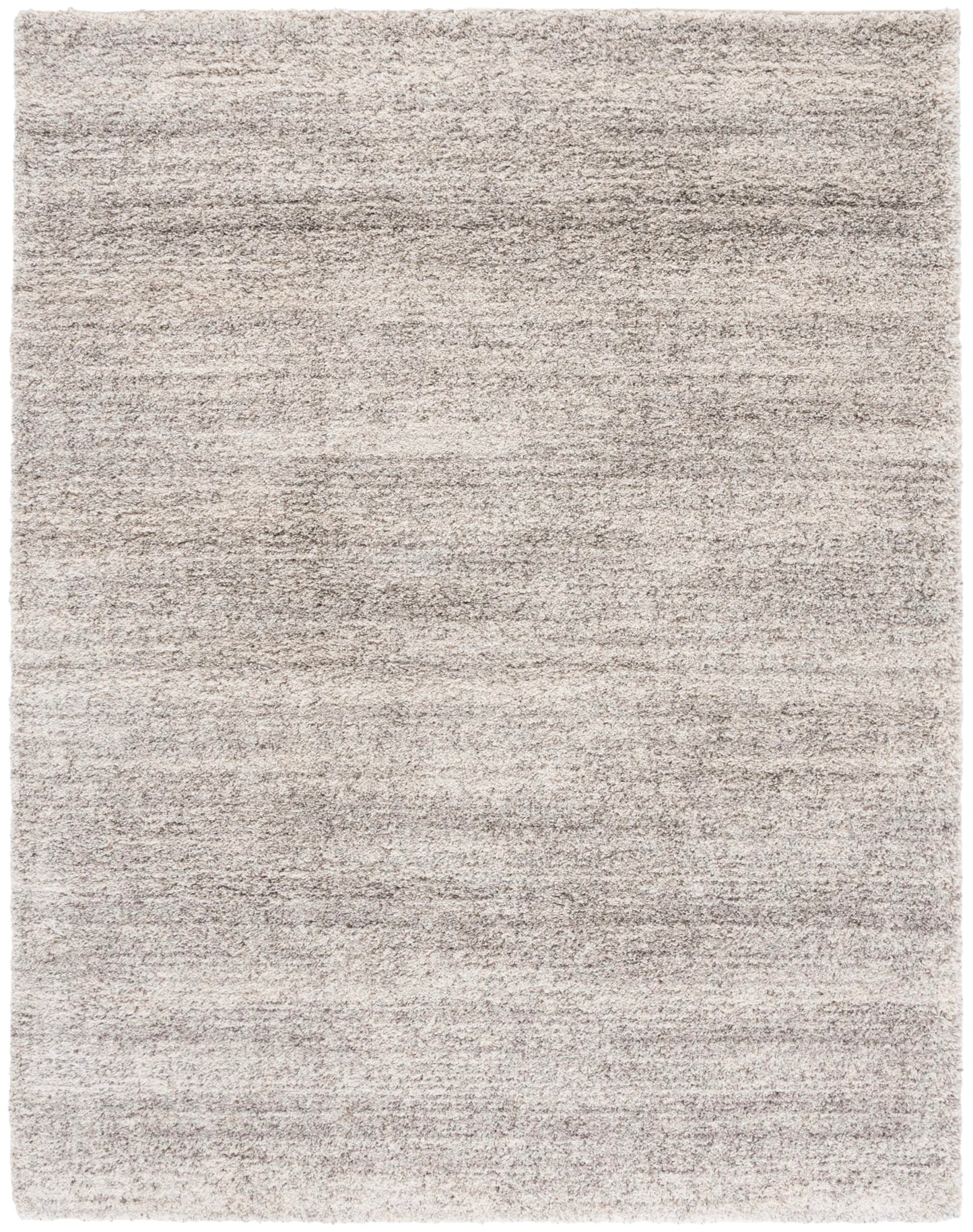 SAFAVIEH Hudson Shag Collection Area Rug - 10' x 14', Ivory & Grey, Modern Abstract Design, Non-Shedding & Easy Care, 2-inch Thick Ideal for High Traffic Areas in Living Room, Bedroom (SGH295B)