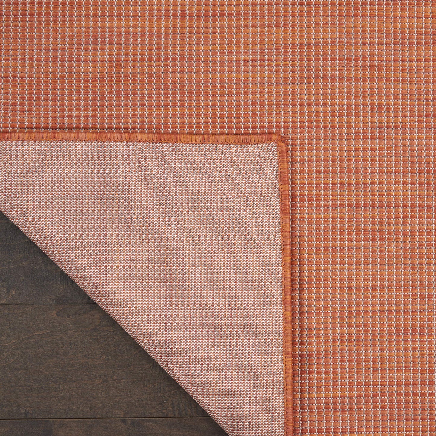 Nourison Home Positano Terracotta 4' x 6' Area Rug - Easy Clean, Non Shedding, Bed Room, Living Room, Dining Room, Kitchen (4' x 6')