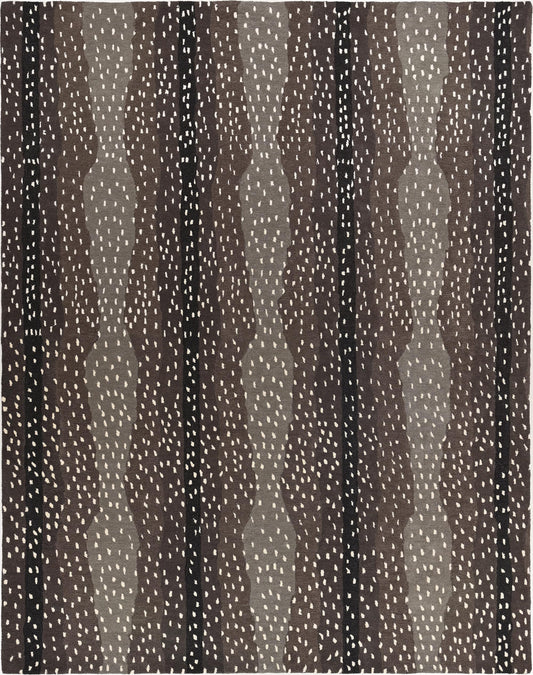 Restoration and Renovation Antelope Cheetah Blue Animal Contemporary Handmade 100% Woolen Area Rugs & Carpets (Mink, 8' x 10')