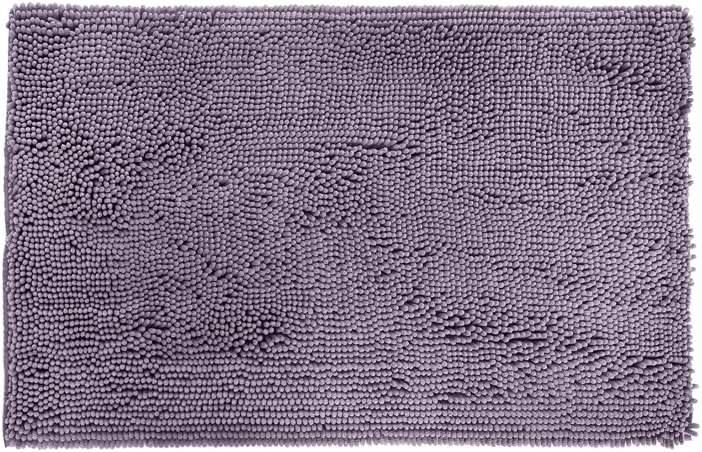 Amazon Basics Non-Slip Microfiber Absorbent Plush Shag Bathroom Rug Mat, Machine Washable, 21" x 34", Lavender