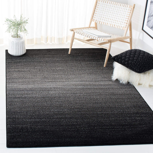 SAFAVIEH Adirondack Collection Accent Rug - 4' x 6', Black & Grey, Modern Design, Non-Shedding & Easy Care, Ideal for High Traffic Areas in Entryway, Living Room, Bedroom (ADR183F)