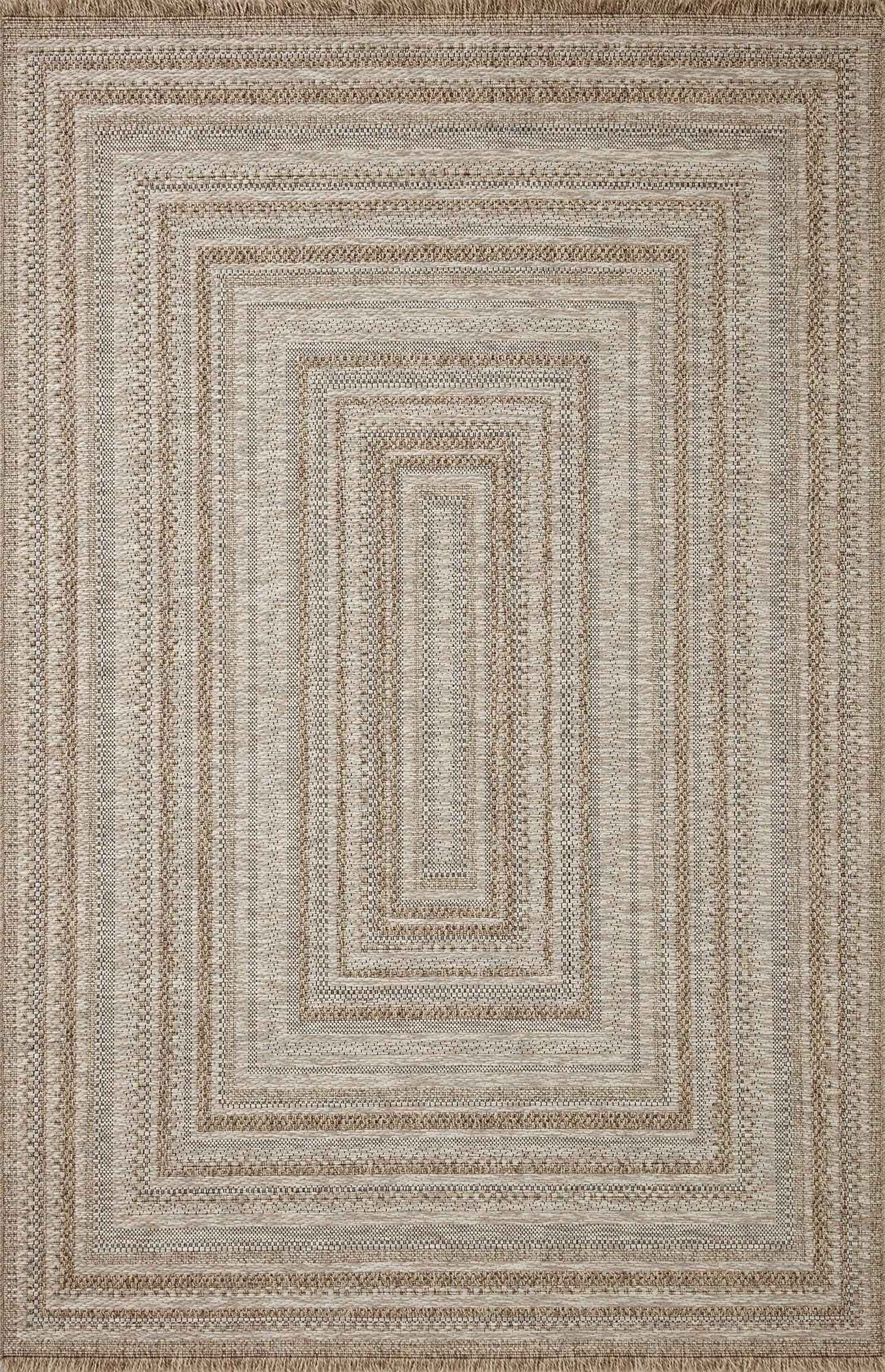 Loloi Dawn Collection Indoor/Outdoor DAW-01 Natural 5'-1" x 7'-7" Area Rug
