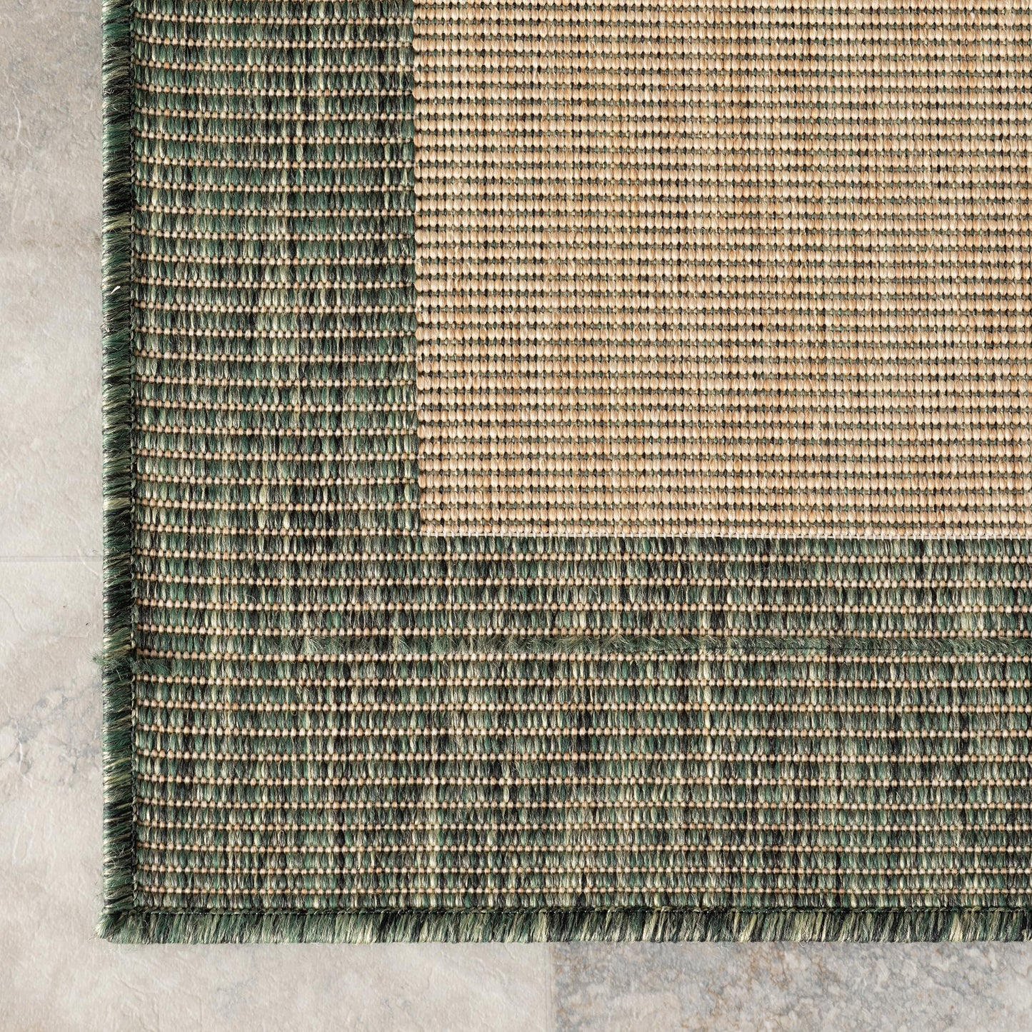 Nuloom Outdoor Performance Tayla Green/Brown, 4' x 6', Abstract, Soft and Cozy, High Traffic, Stain Resistant, Easy Clean, Durable Area Rug for Indoor/Outdoor Patio, Deck, Porch, Garden, Courtyard