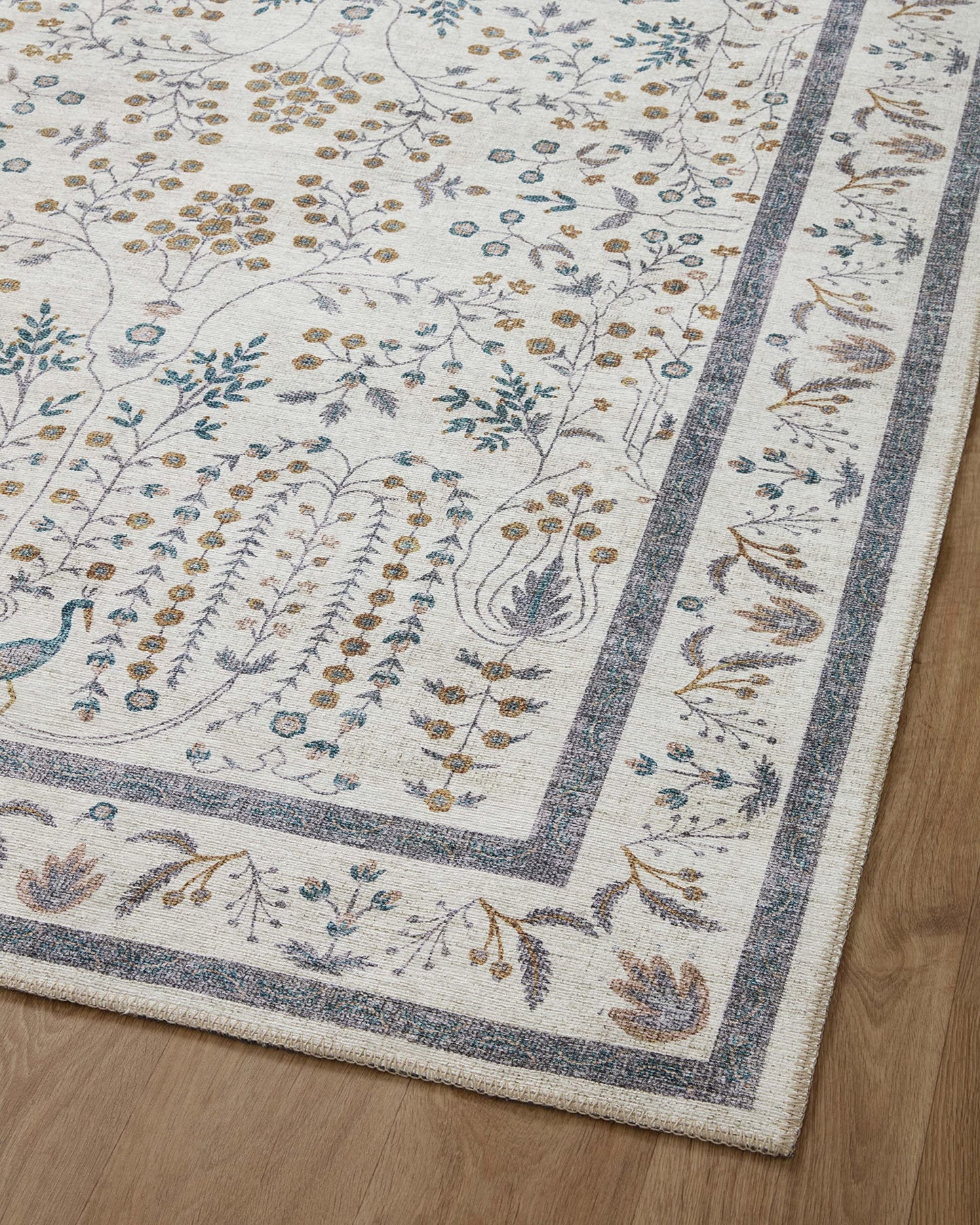 Loloi Rifle Paper Co. Maison Collection MAO-05 Wisteria Cream 8'-4" x 11'-6", .19" Pile Height, Area Rug