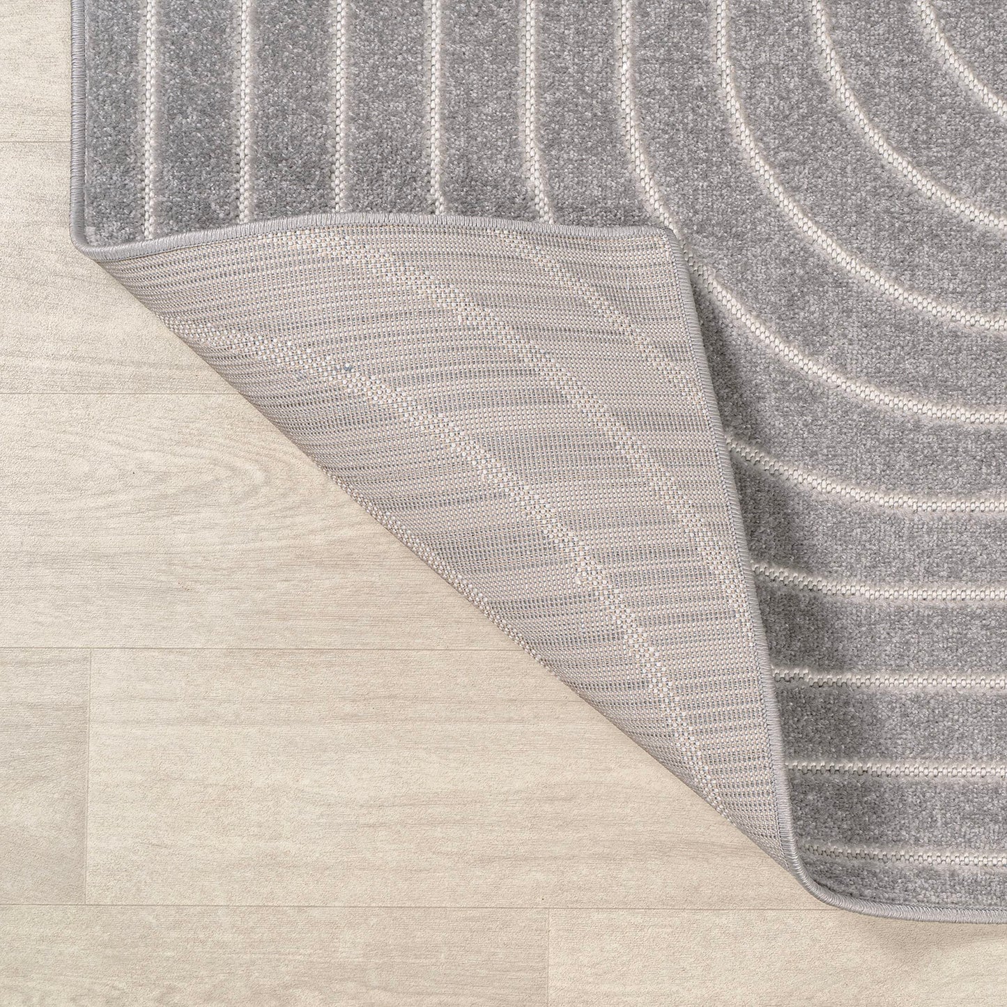 JONATHAN Y Odense High-Low Angle Indoor/Outdoor Area Rug, 8x10, Gray/Ivory, Modern, Contemporary, Geometric, Bohemian, Bedroom, Kitchen, Living Room, Non Shedding (SCN101B-8)