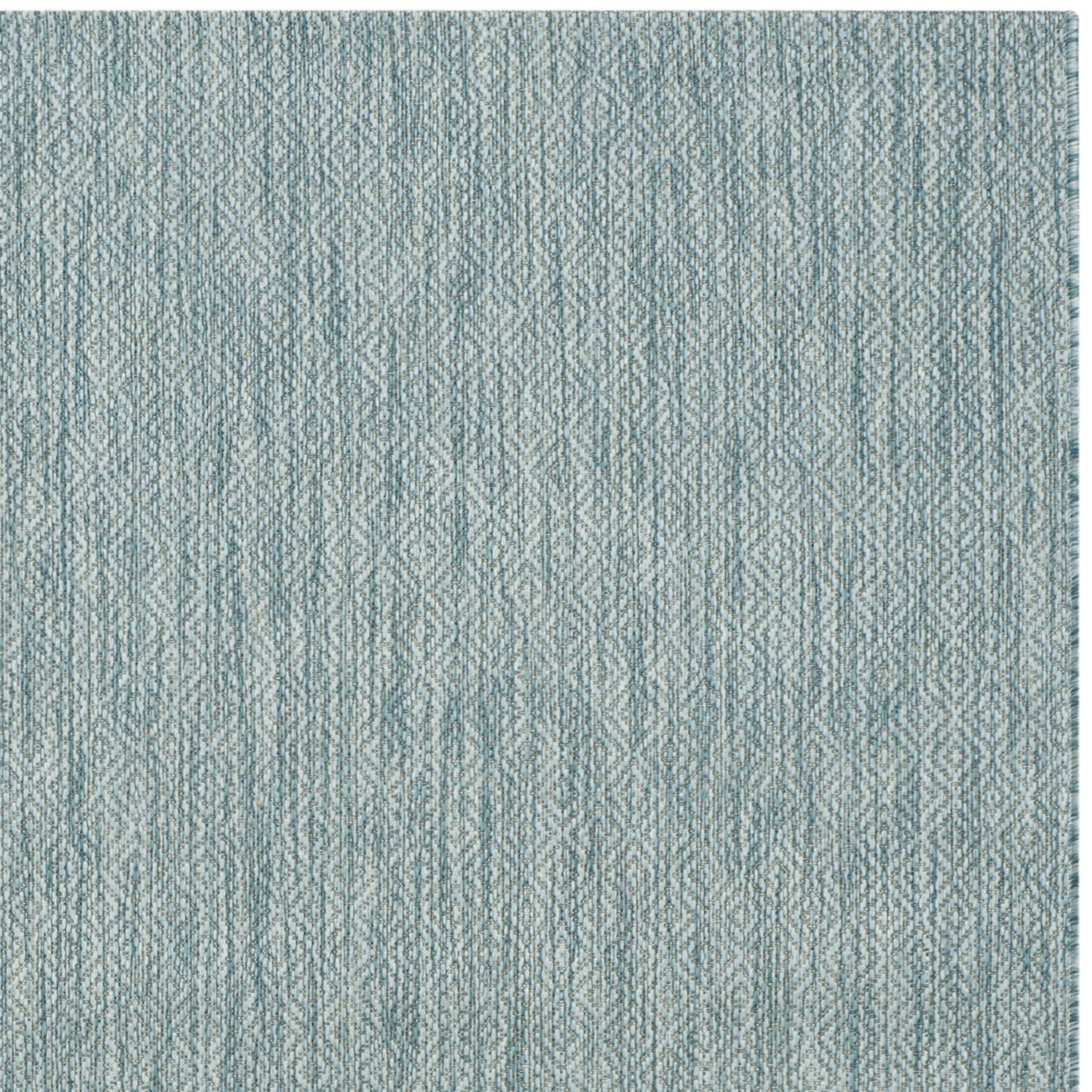 SAFAVIEH Courtyard Collection 6'7' x 9'6' Aqua CY8520 Indoor/ Outdoor Patio Backyard Mudroom Area Rug