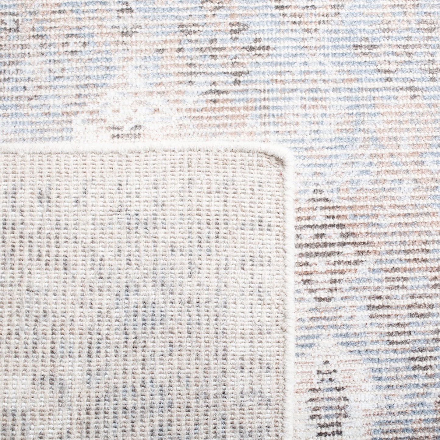 SAFAVIEH Area Rug 8x10 - Restoration Vintage Collection - Large - Beige & Sand, Handmade Wool & Viscose, Ideal for Living Room, Bedroom, Office, Dining Space (RVT703B)