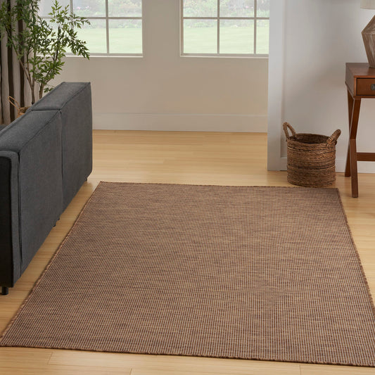 Nourison Home Positano Jute 4' x 6' Area Rug - Easy Clean, Non Shedding, Bed Room, Living Room, Dining Room, Kitchen (4' x 6')