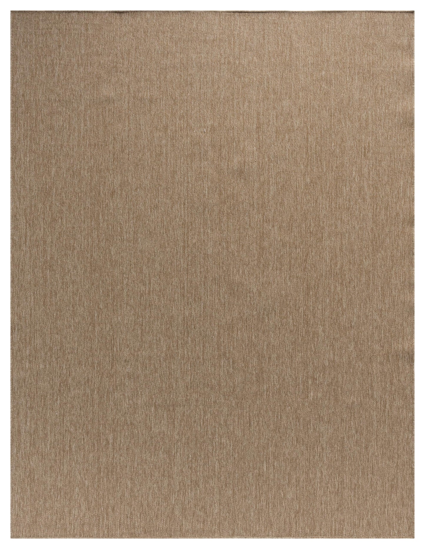 RUGGERRUGS Angela Easy Jute Indoor Outdoor Rug, 8x10 Neutral Solid Jute Look, Polyester, Durable, Easy Care Outdoor Farmhouse Carpet for Patio, Porch, Living Room (8' x 10', Natural)