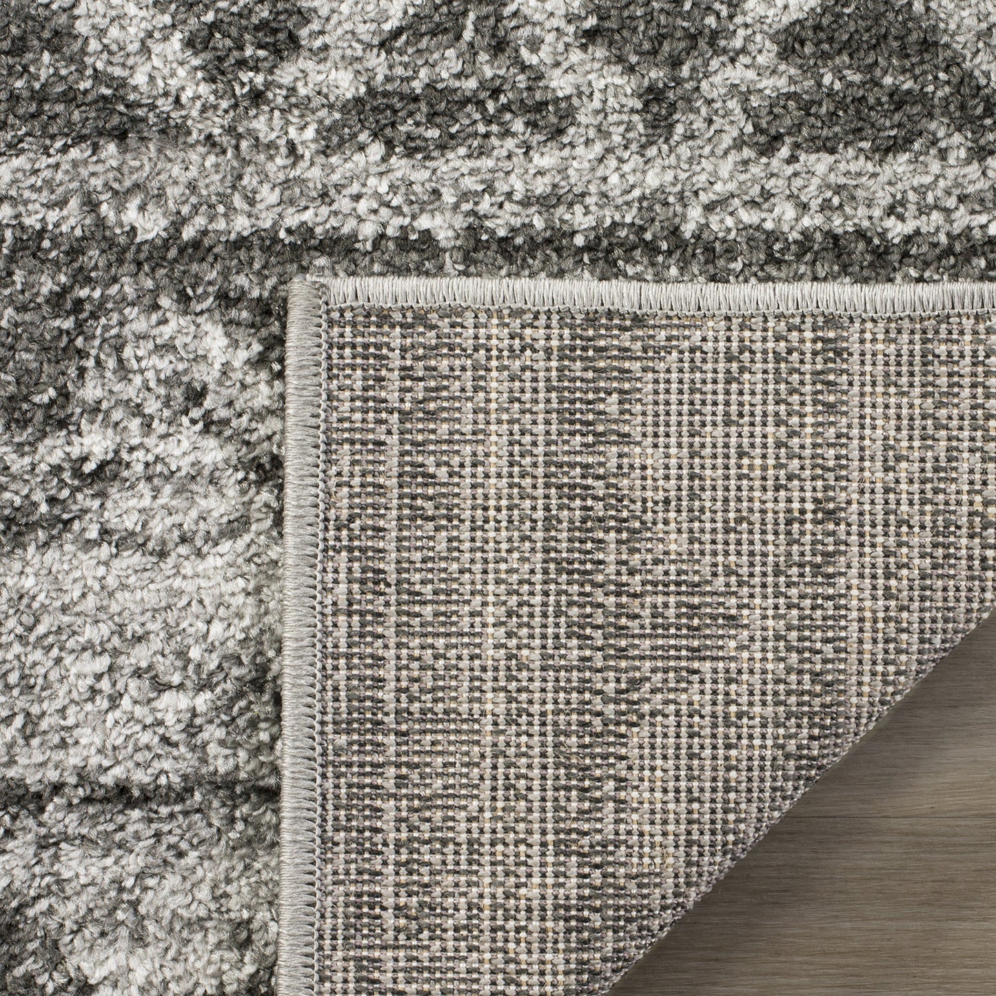 SAFAVIEH Area Rug 8x10 - Adirondack Collection - Large - Ivory & Charcoal, Moroccan Boho Tribal Design, Non-Shedding & Easy Cleaning, Ideal for Living Room, Bedroom, Office, Dining Space (ADR119N)