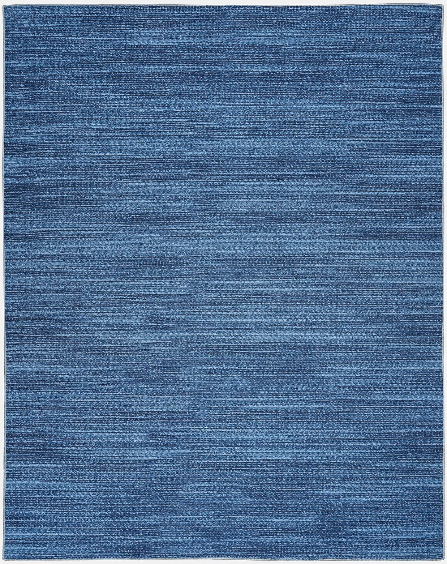 Nourison Home Nourison Washables Blue 8' x 10' Area Rug - Easy Clean, Non Shedding, Bed Room, Living Room, Dining Room, Kitchen (8' x 10')