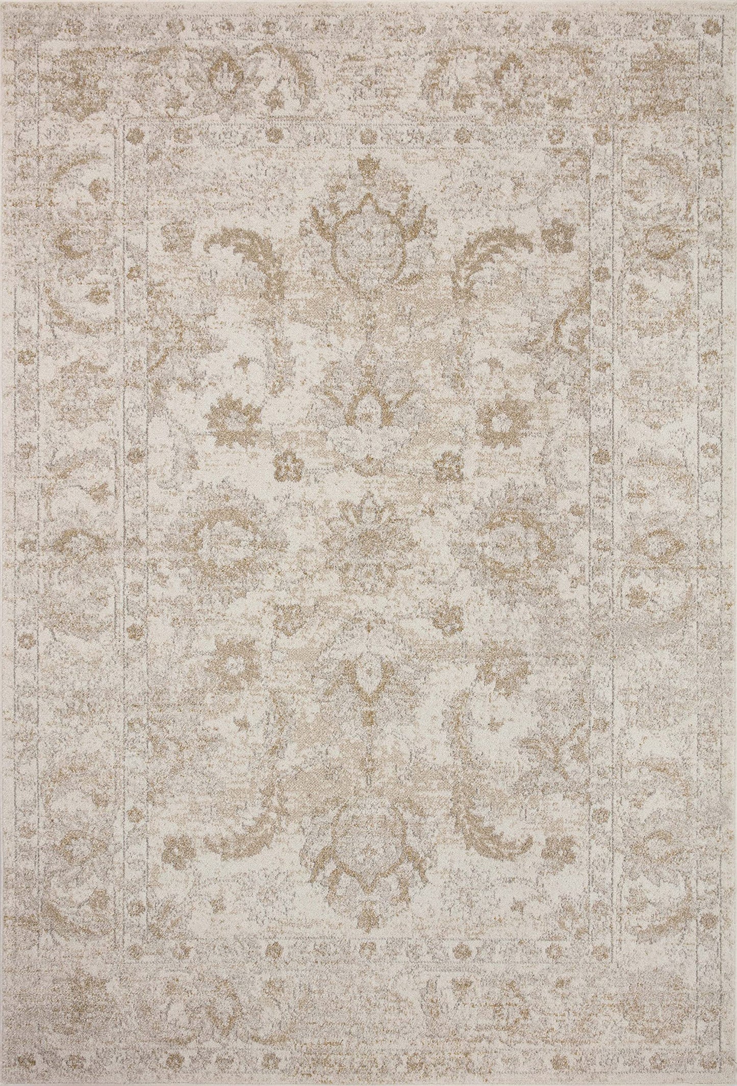 Loloi Odette Collection ODT-03 Ivory/Beige 7'-10" x 10' Area Rug