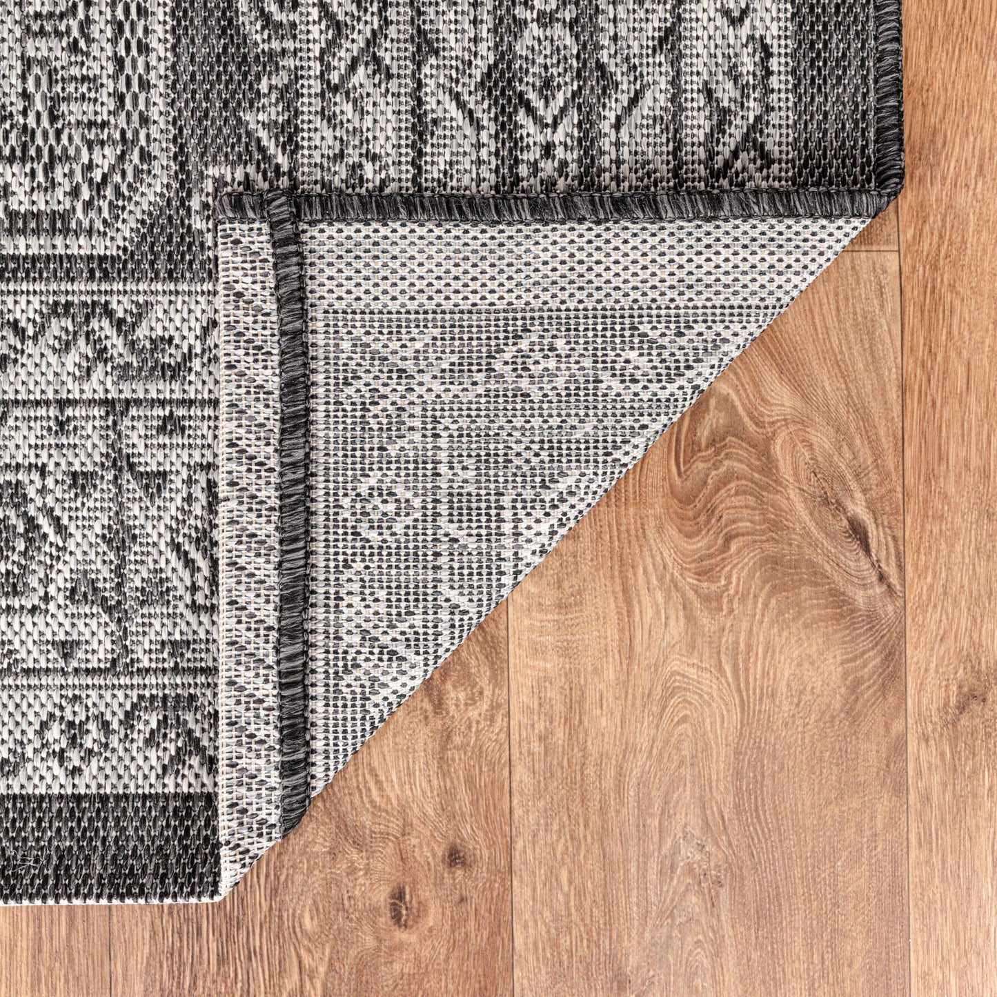 Keen Home Design Terrace Outdoor Area Rug - 5x8 Washable Indoor/Outdoor Rug for Patio, Kitchen, Balcony, Beach, Garden, Deck and Porch, Size: 5'3"x7'7"