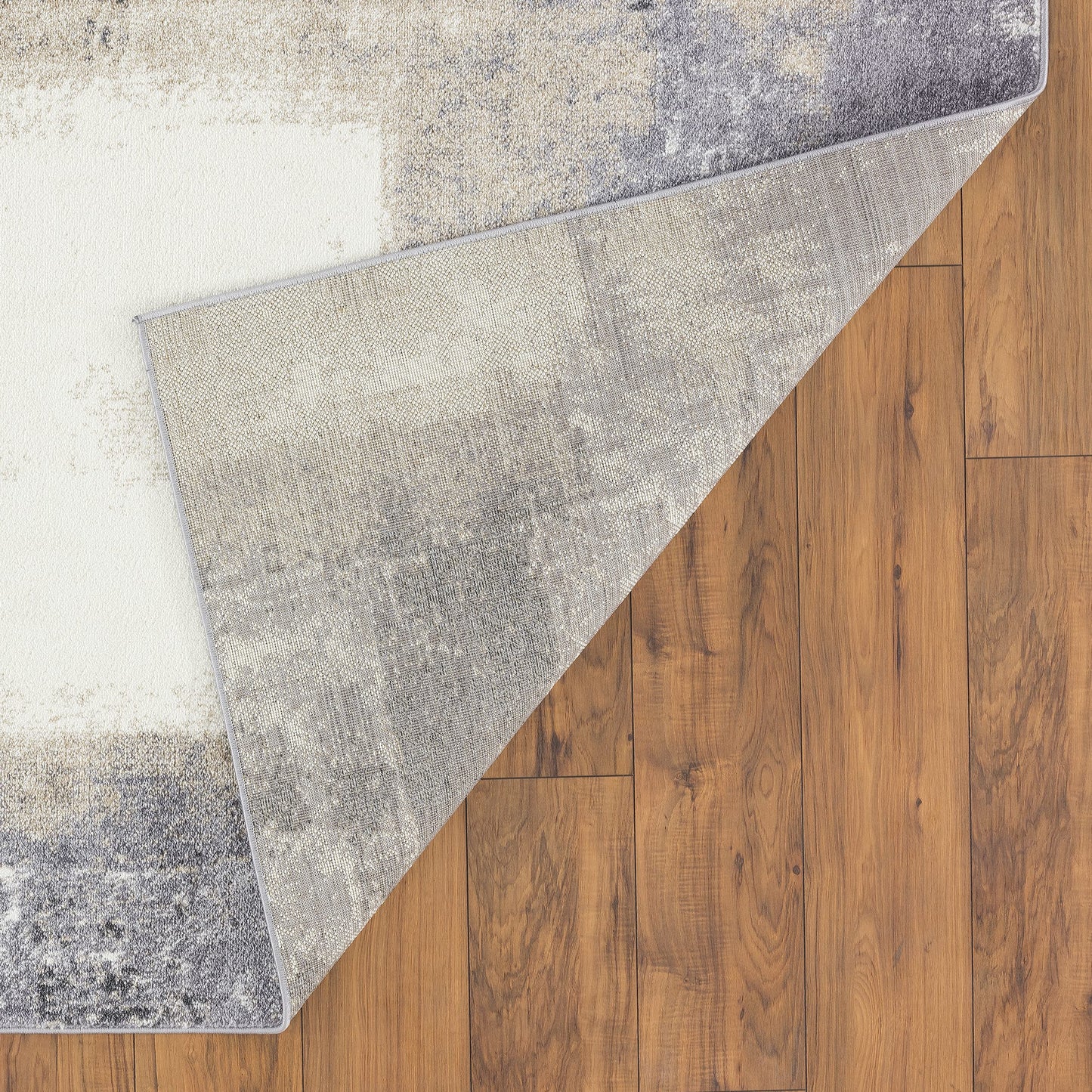 LUXE WEAVERS Classy Modern Abstract Indoor Gray 5x7 Area Rug