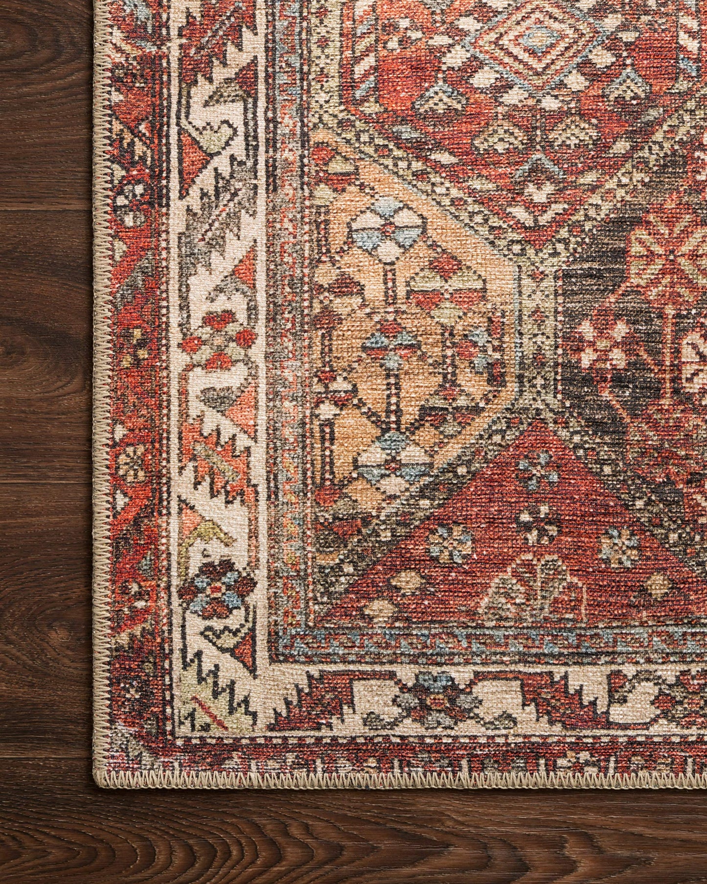 Loloi Loren Collection LQ-16 Spice/Multi 8'-4" x 11'-6" Area Rug