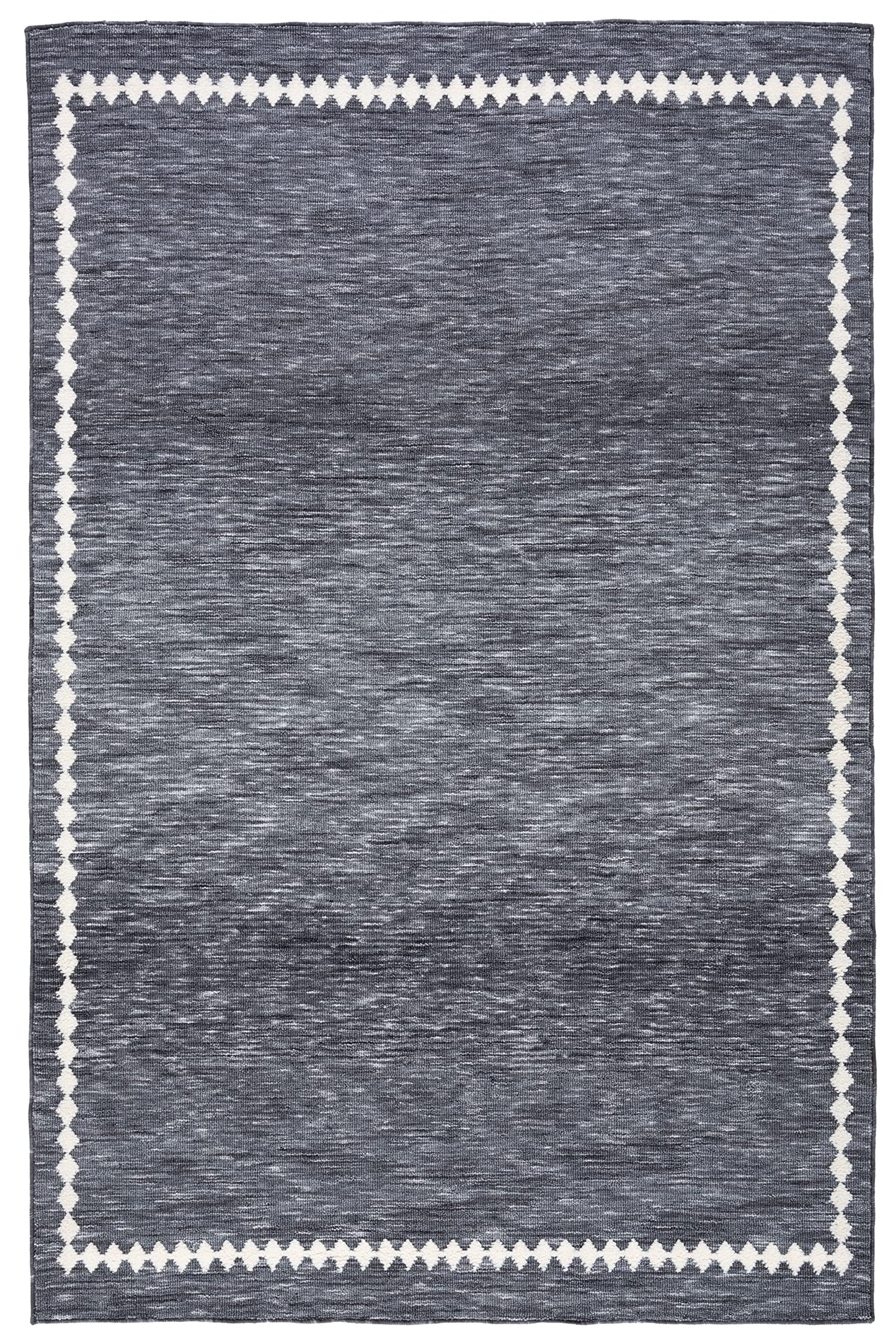 SAFAVIEH Washable Rug Easy Care Collection - 5' x 8', Grey & Ivory, Easy to Clean, Ideal for Living Room, Bedroom, Dining Space (ECR110F)