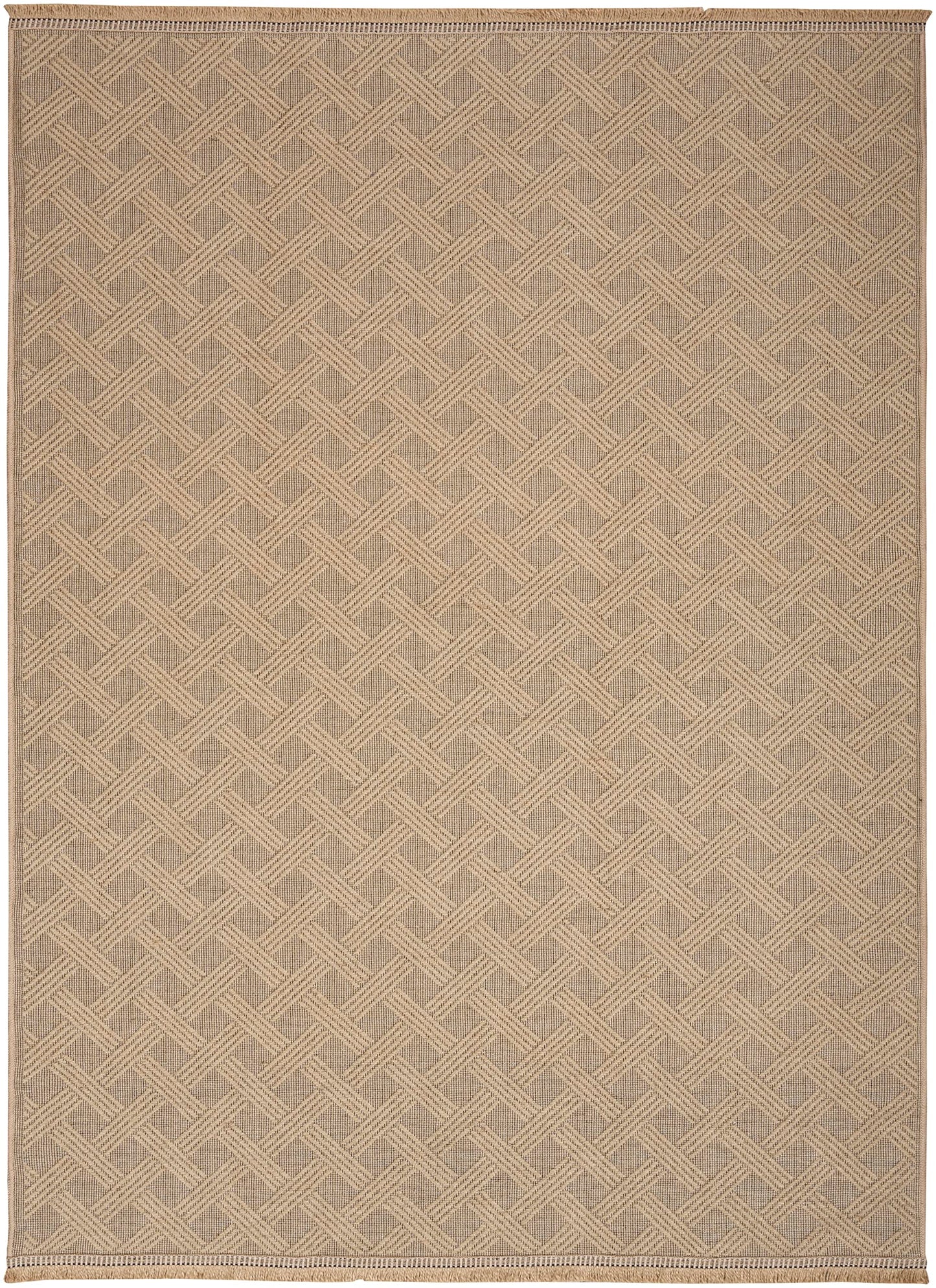 Nourison Home Washable Jute Natural 7'10" x 9'10" Area Rug - Easy Clean, Non Shedding, Bed Room, Living Room, Dining Room, Kitchen (8' x 10')