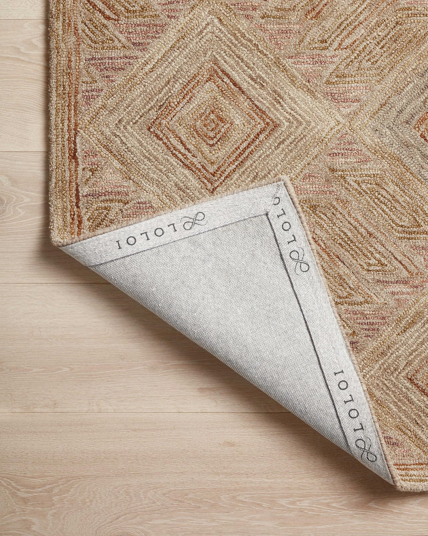 Loloi Varena Collection VAR-02 Berry/Multi 5'-0" x 7'-6" Area Rug