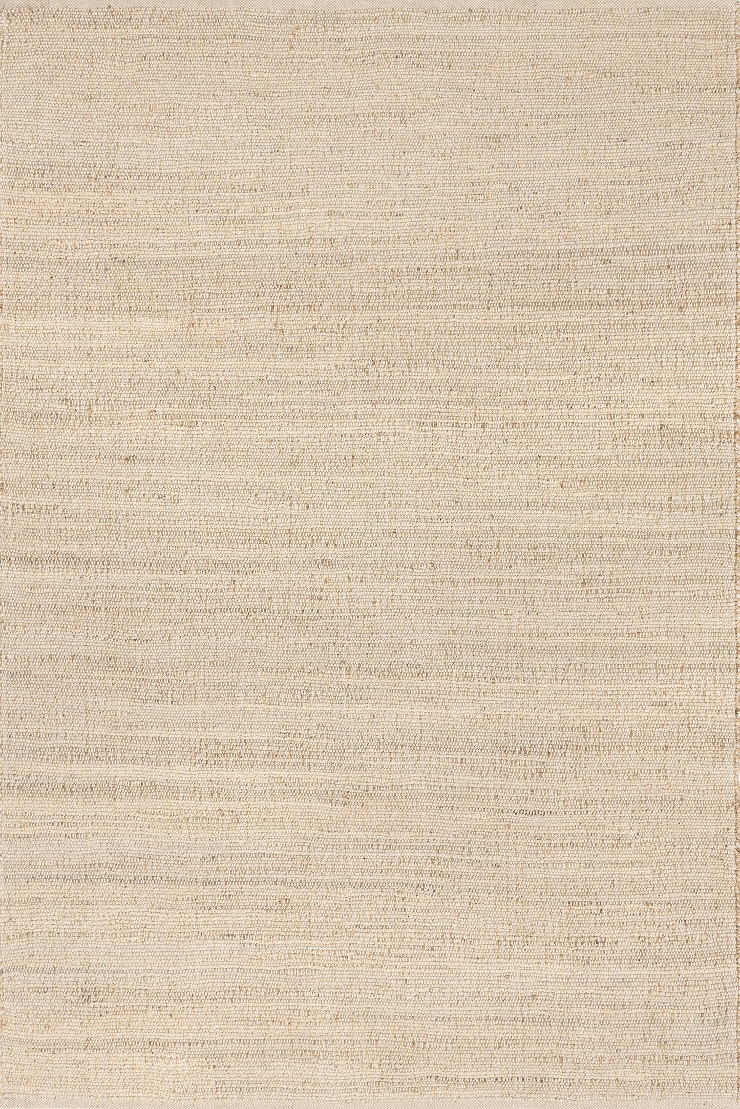 nuLOOM 2'6" x 4' Elfriede Jute & Cotton Hand Woven Area Rug, Natural, Solid Rustic Farmhouse Style, Weaved Design, Natural Fiber, For Bedroom, Living Room, Dining Room, Hallway, Office, Entryway