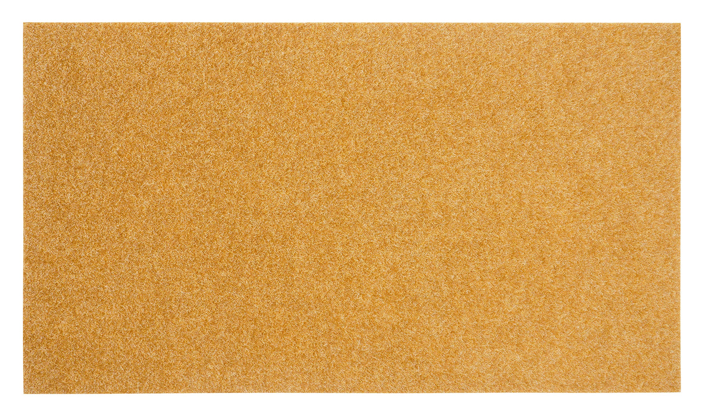 KAF Home Eco Coir Non-Shed Synthetic Doormat, Heavy-Duty, Weather Resistant, Non-Slip PVC Backing, 17 by 30 Inches, Natural