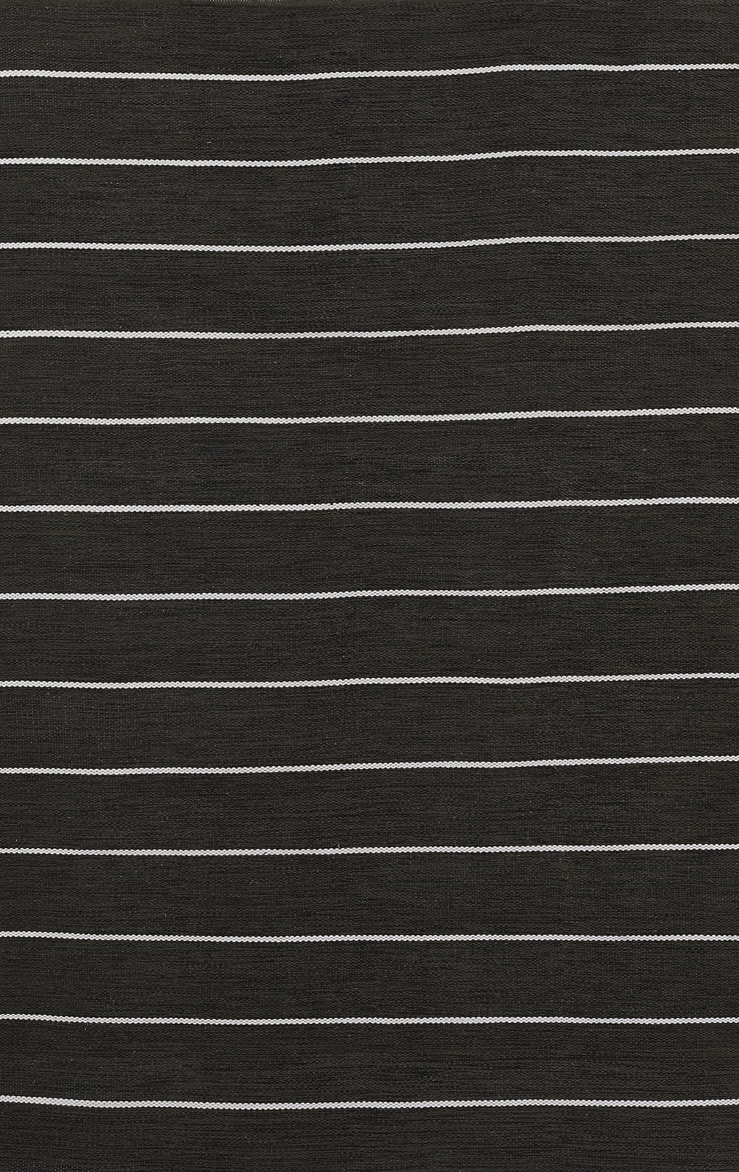 Erin Gates by Momeni River Fine Black Hand Woven PET Indoor Outdoor Rug 2'3" X 8' Runner